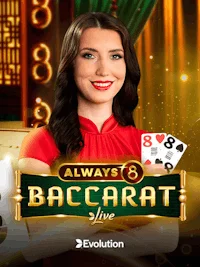 Always 8 Baccarat table at Millionz Casino
